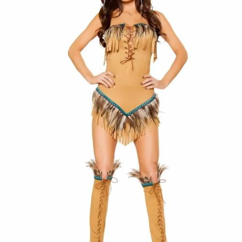 Roma 2pc Native American Seductress Costumes