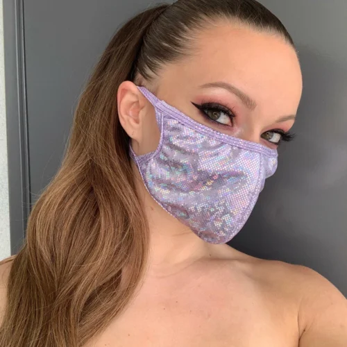 Roma Shimmer Face Mask