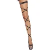 Roma 100" Solid Leg Strap With Attached Garter & Rhinestone Detail Accessories