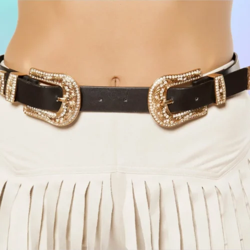 Roma Adjustable Double Buckle Belt Accessories