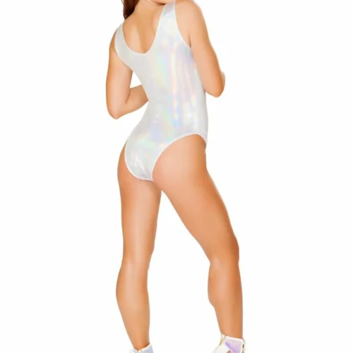 Roma Romper With Lace-Up Detail