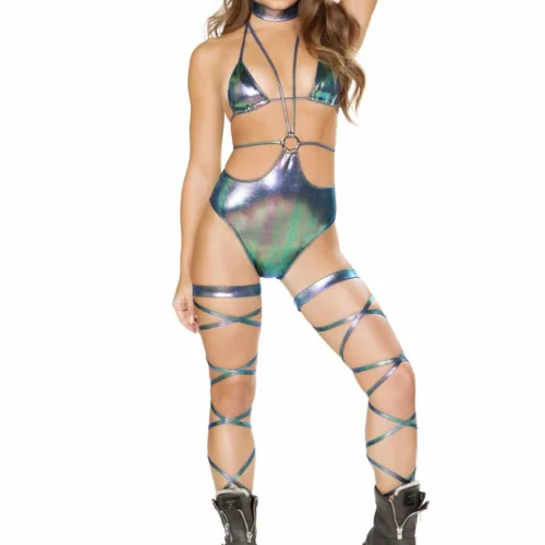 Roma 1pc Strappy Romper With O-Ring Detail 8 Roma 1pc Strappy Romper With O-Ring Detail