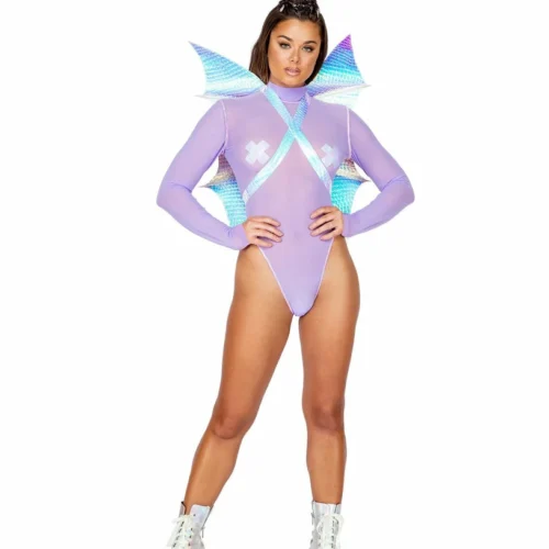 Roma Accessories Dragon Metallic Criss Cross Wings