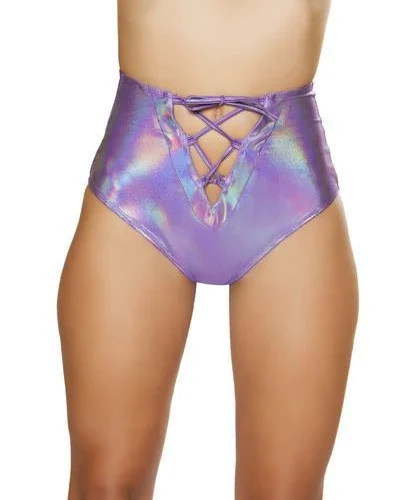 Roma Lace-Up High Waisted Shorts