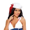 Roma Accessories Sailor Hat With Red Ribbon