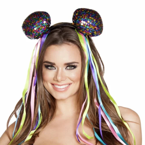 Roma Multi Color Sequin Head Piece Accessories