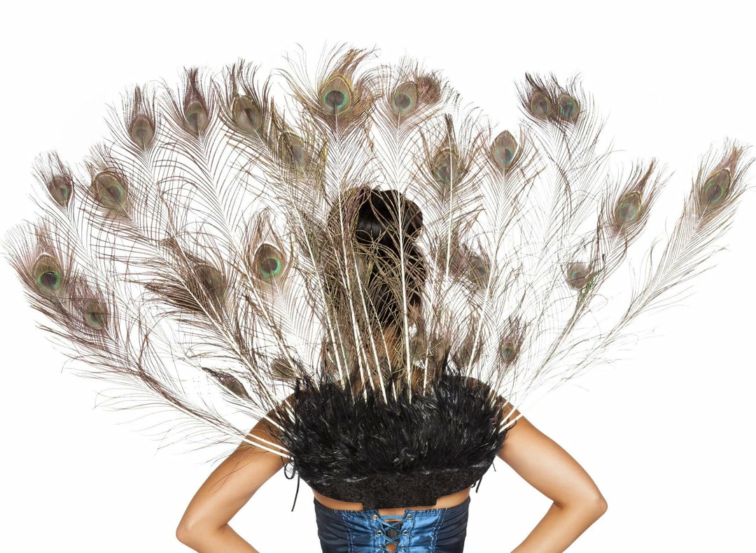 Roma Peacock Tail Feather Accessories 3 Roma Peacock Tail Feather Accessories