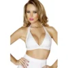 Roma White Halter Top Rave/Festival Wear