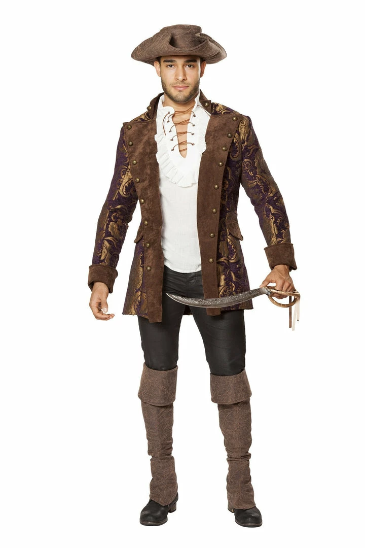 Roma Mens Pirate Jacket Costume Men's Costumes 3 Roma Mens Pirate Jacket Costume Men's Costumes