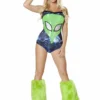 Roma 1pc Sexy Galaxy Intruder Costume