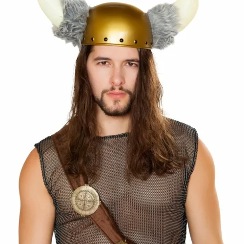 Roma Viking Hat With Faux Fur Detail