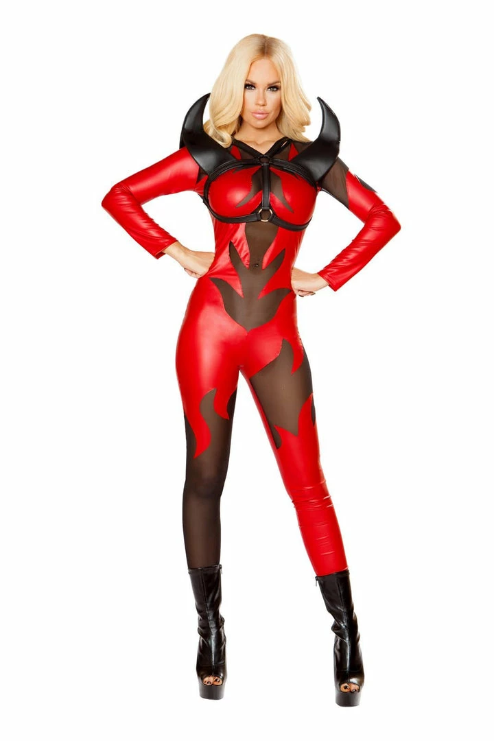 Roma 1pc Fired Up Devil Costumes 3 Roma 1pc Fired Up Devil Costumes