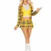Roma 3pc School Girl Without A Clue Costumes