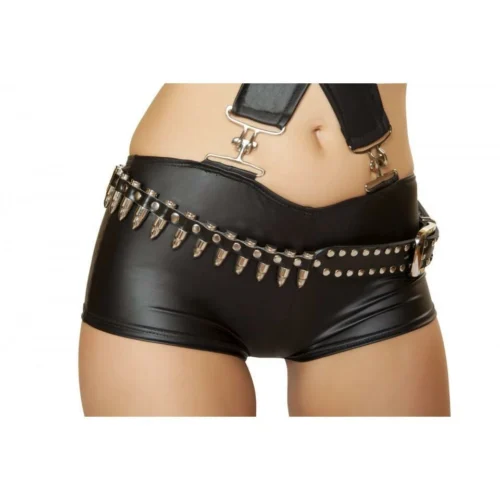 Roma Accessories Studded Bullet Belt