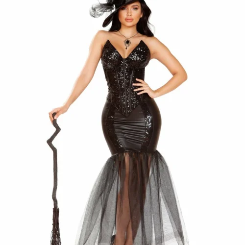 Roma 3pc Witch With An Evil Spell Costumes