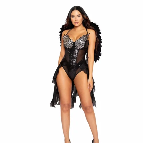 Roma 1pc Dark Angel Diva Costumes