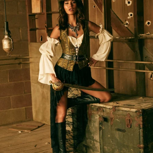 Roma 6pc Pirate Queen Costume