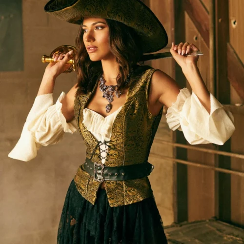 Roma 6pc Pirate Queen Costume
