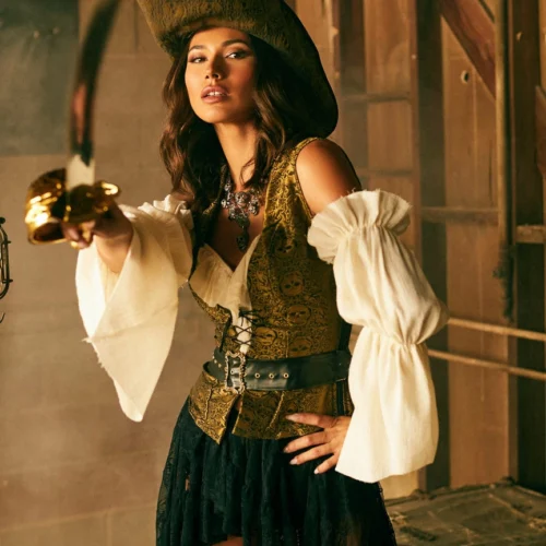 Roma 6pc Pirate Queen Costume