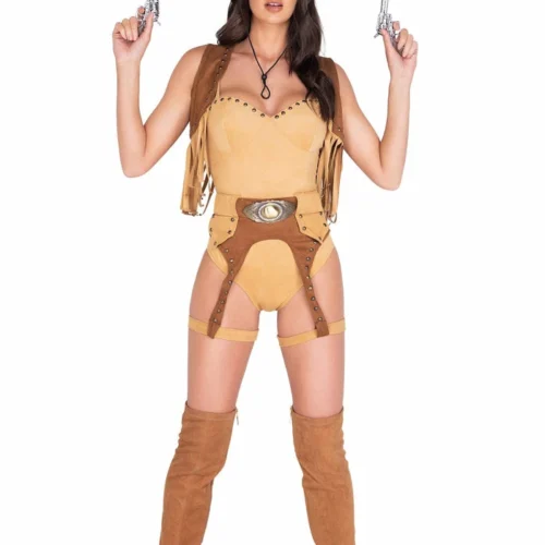 Roma 4pc Wild West Babe Costume