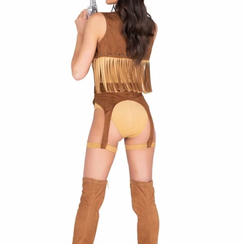 Roma 4pc Wild West Babe Costume
