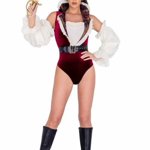 Roma 5pc Sultry Pirate Costume Costumes
