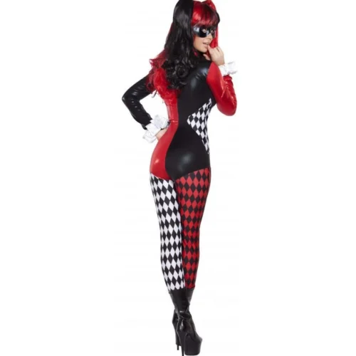 Roma 2pc Villainous Vixen Harley Quinn Costume Costumes