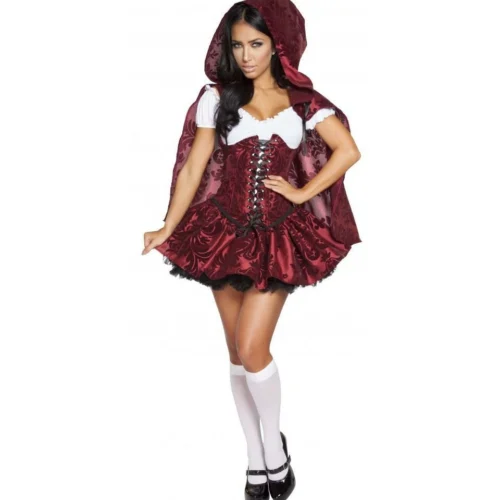 Roma 4pc Lusty Lil' Red Costume