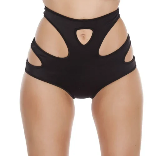 Roma Rave/Festival Wear High Waisted Shorts With Cut Out Details