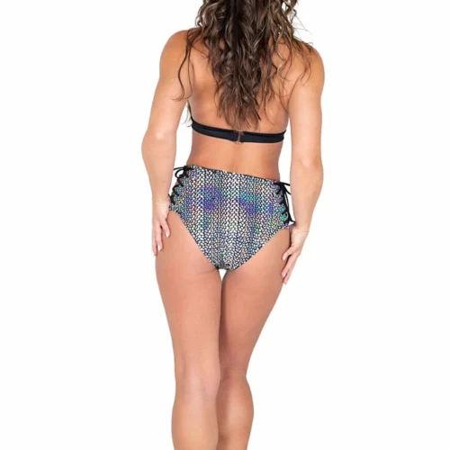 Roma Rave/Festival Wear Halter Neck Top Cropped Top With Strap Detail