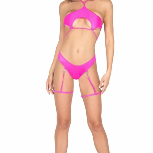 Roma Underboob Cutout Tie Top