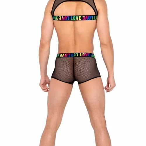 Roma Mens Pride Fishnet Harness