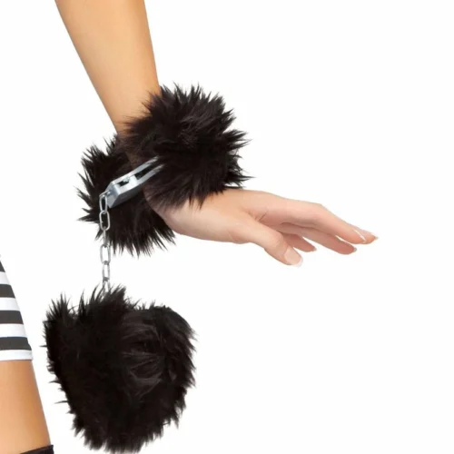 Roma Fur Trimmed Handcuffs Accessories