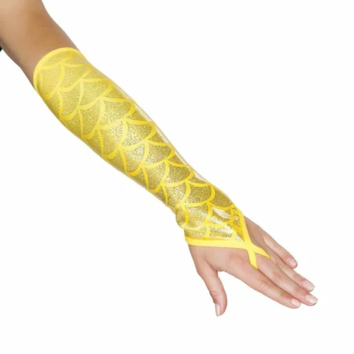 Roma Pair Of Fingerless Elbow Length Mermaid Gloves Accessories