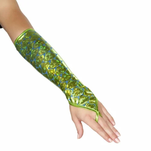 Roma Pair Of Fingerless Elbow Length Mermaid Gloves Accessories