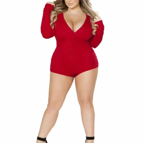 Roma Cozy And Comfy Sweater Pajama Romper
