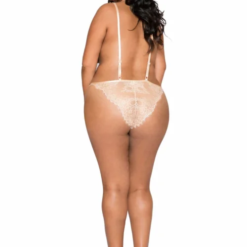 Roma Simply Stunning Low Plunge & High Leg Eyelash Teddy 26 Roma Simply Stunning Low Plunge & High Leg Eyelash Teddy