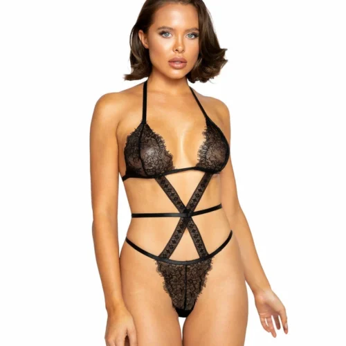 Roma Strappy Eyelash Teddy