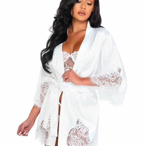 Roma Lingerie Lashes For Lace Robe