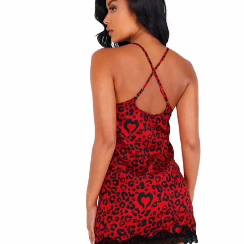 Roma Heart Shaped Leopard Chemise 5 Roma Heart Shaped Leopard Chemise