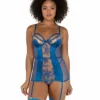 Roma 2pc Embroidery & Satin Chemise Set