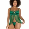 Roma Lingerie 2pc Underwire Babydoll Set