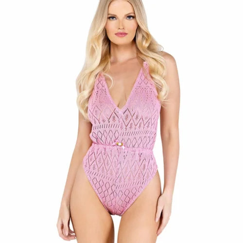 Roma Lingerie Cozy Pointelle Romper 8 Roma Lingerie Cozy Pointelle Romper