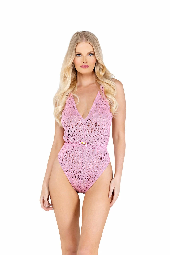 Roma Lingerie Cozy Pointelle Romper 5 Roma Lingerie Cozy Pointelle Romper