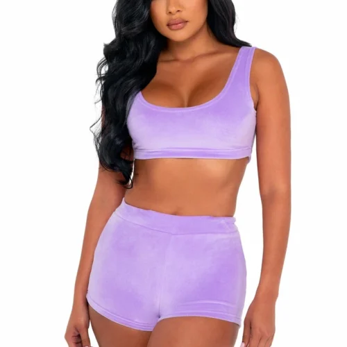Roma 2pc Super Soft & Cozy Velour Set Lingerie
