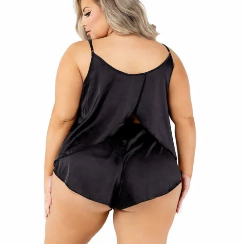 Roma 2pc Soft Satin Tulip Short Set 21 Roma 2pc Soft Satin Tulip Short Set