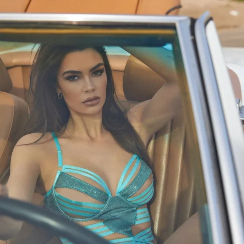 Roma Lingerie Shimmer Bondage Teddy