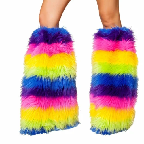 Roma Accessories Pair Of Fur Boot Cover Fluffies