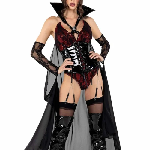 Roma Costumes 2pc Playboy Vampire