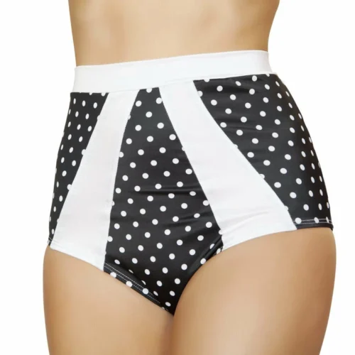 Roma High Waisted Pinup Style Polka Shorts Rave/Festival Wear